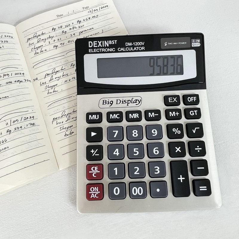 

Desktop Calculator Kalkulator Akuntansi 12 Digit / Kalkulator Dagang yang Besar
