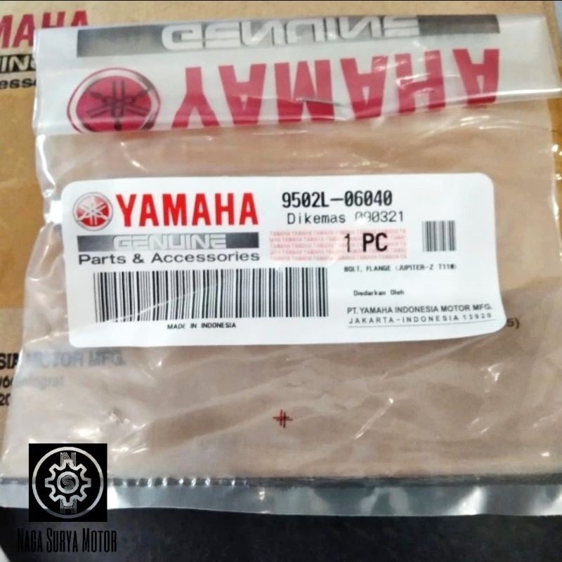 Baut bak kopling Yamaha Jupiter Z 9502L-06040 ORI YGP