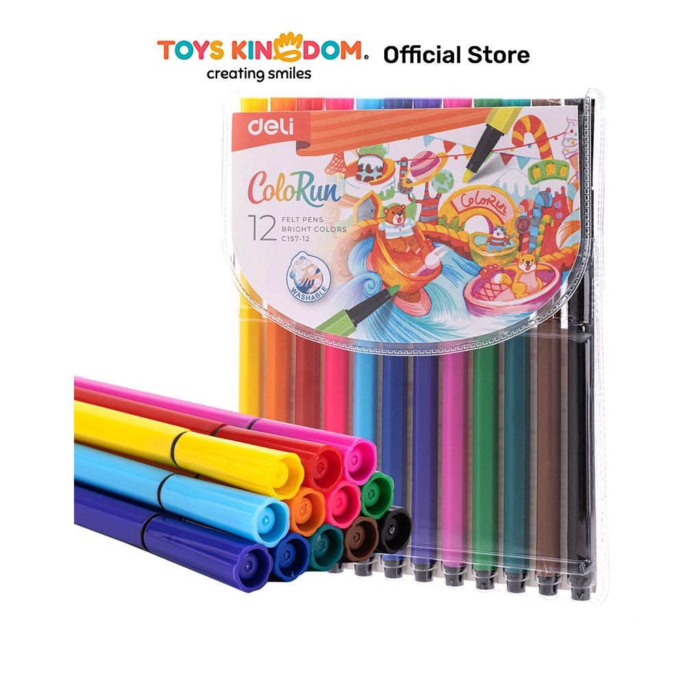 

Toys Kingdom Deli Set 12 Pcs Spidol Felt Ec15712 Alat Tulis Warna Warni Spidol Warna Spidol Mewarnai Perlengkapan Gambar Mewarnai Perlengkapan Tulis Anak-Anak