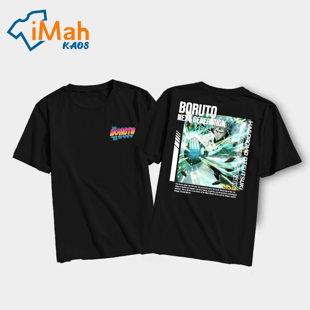 Housemith - KAOS ANIME BORUTO [ Hagoromo Otsutsuki ] - Kaos Anime BORUTO Pria & Wanita | Kaos Distro
