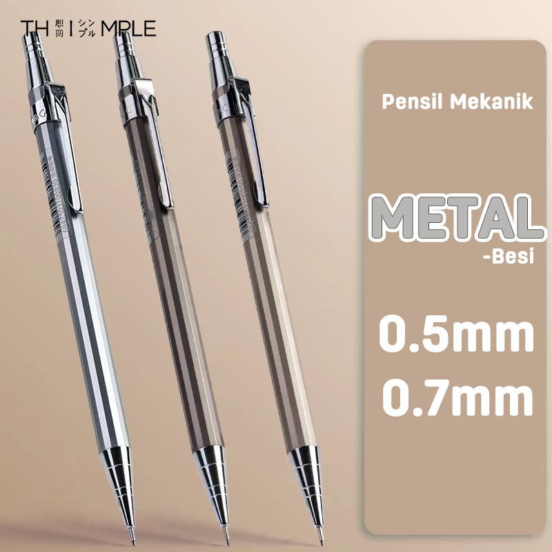 

Pencil Mekanik pensil mekanik - besi - 0.7/0.5mm - THIMPLE