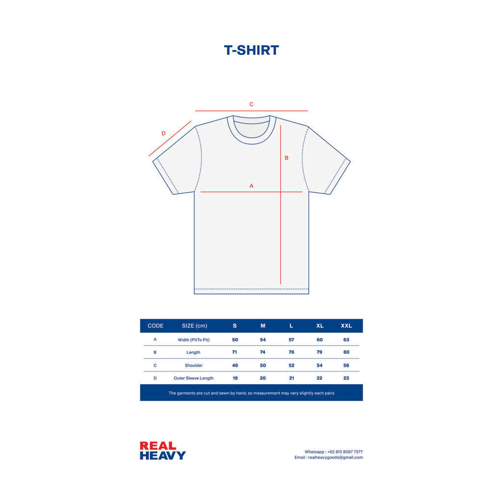 Kaos Polos 16s Real Heavy Goods White - Kaos Polos Putih Katun - S