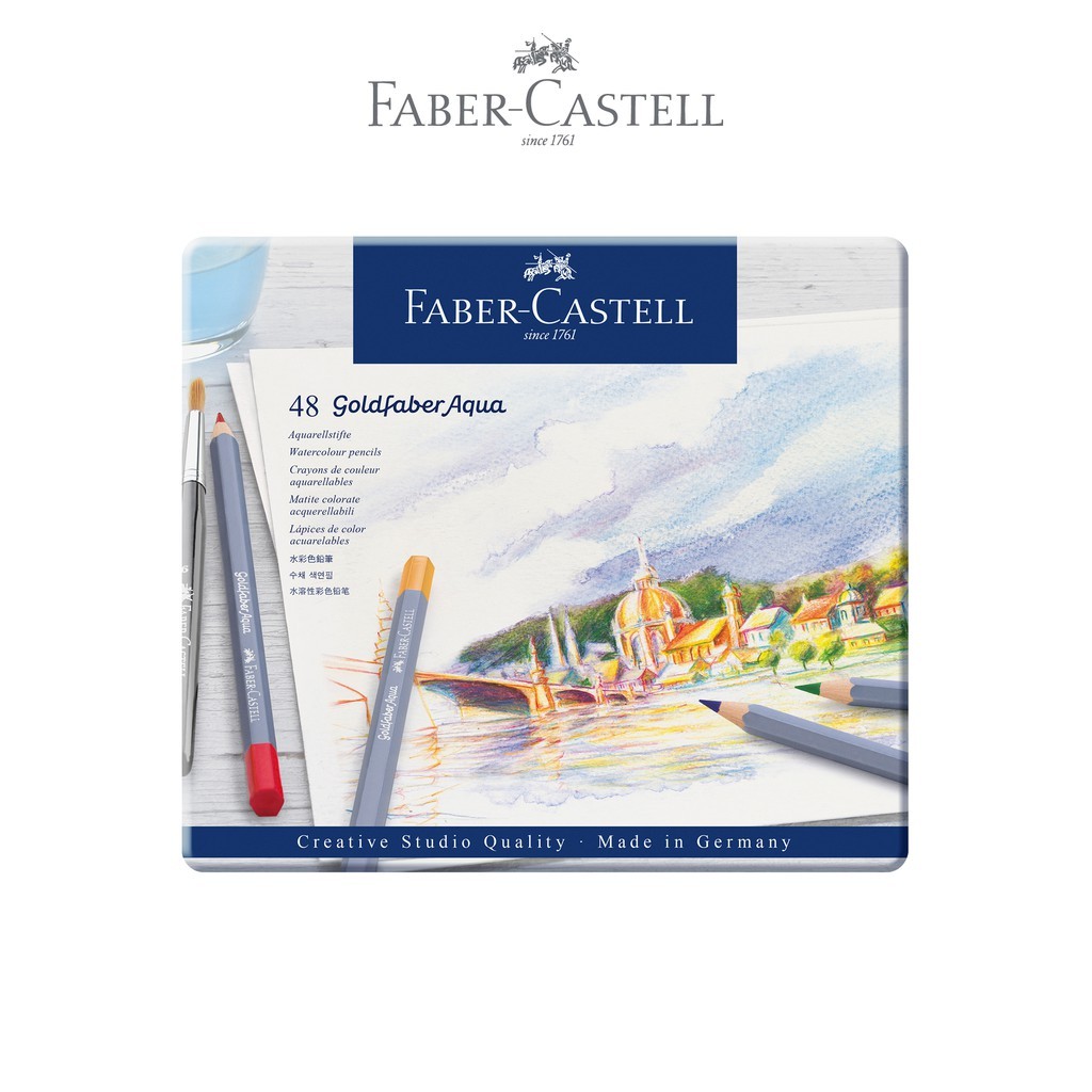 

Faber-Castell Creative Studio Gold Faber Pencil AquaTin of 48