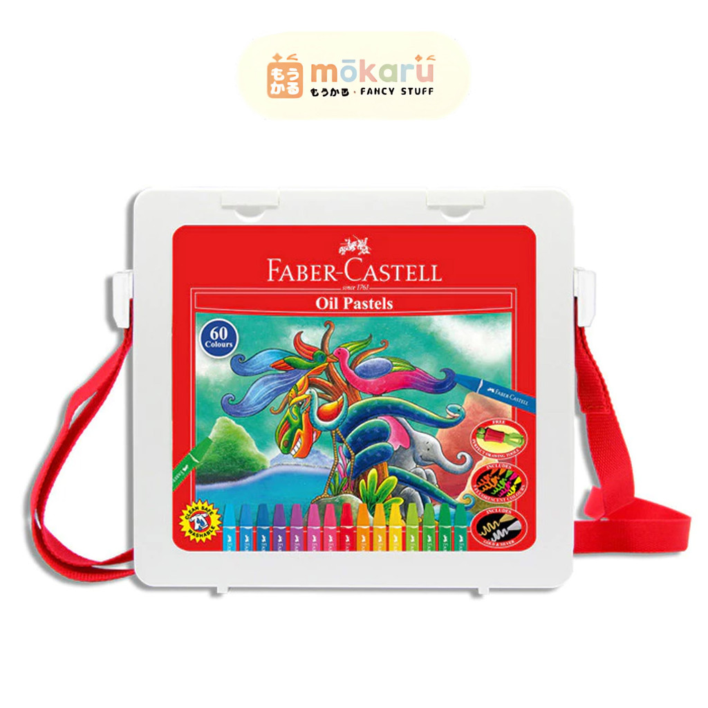 

Faber Castell Oil Pastel Crayon 60 Colour In Plastic Bag Murah