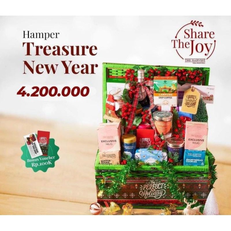 

The Harvest - Hampers Natal / Tahun Baru Treasure New Year Natal Parcel Christmas Hampers Box 2024