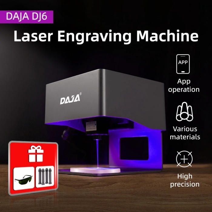 DAJA Laser Engraver CNC DIY DJ6 Laser Engraving Machine 3000mw Fast Mi