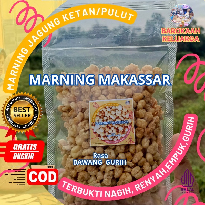 

MarnIng EMPUK RENYAH jagung ketan khas makassar Super duper Premium Cocok buat camilan di perjalanan dan pantas buat Hidangan Tamu khas makassar 100 gr original harga PALING SPESIAL dan aseli dari jagung ketan