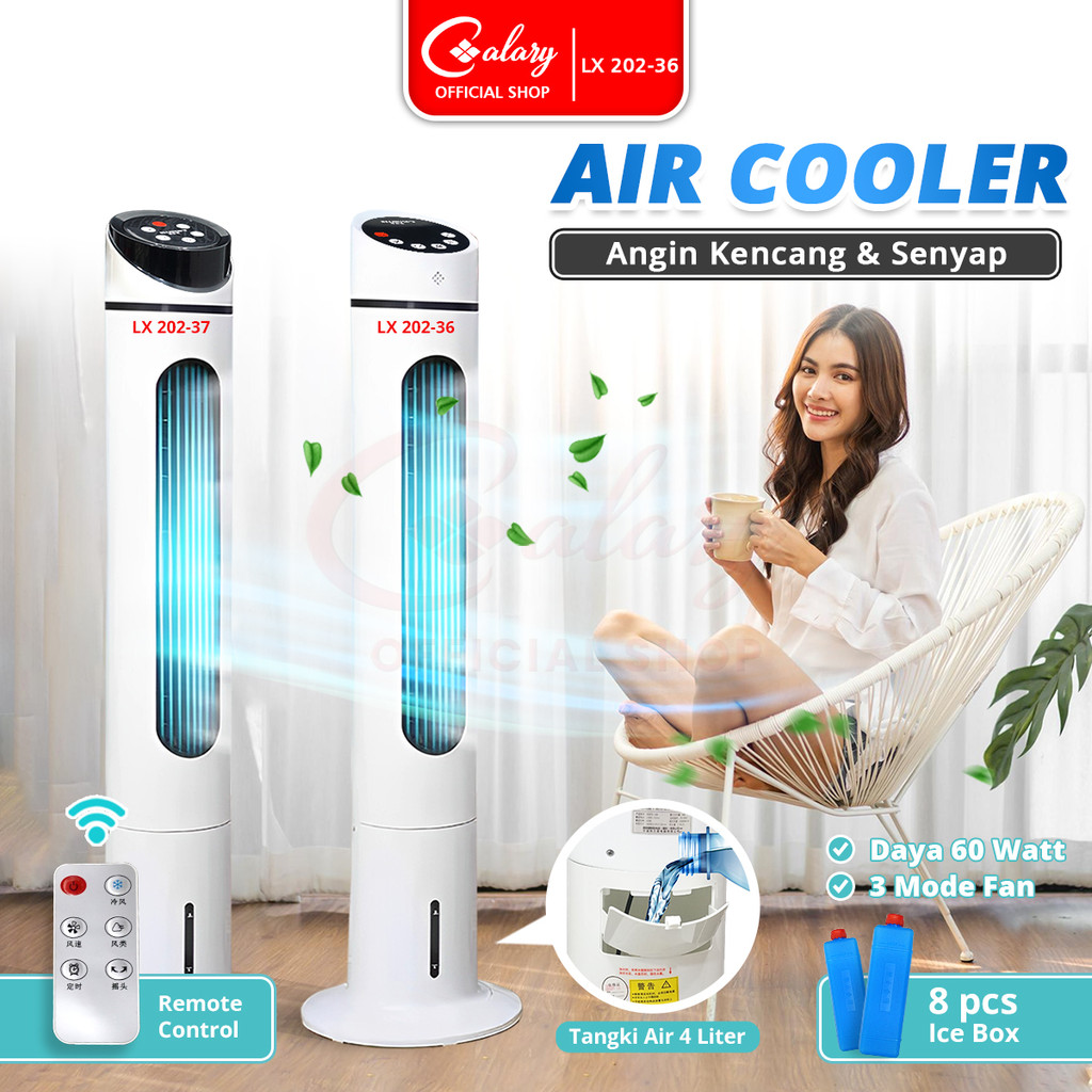 SPEEDS Tower Fan Kipas AC Air Cooler Kencang Tower Fan dengan Timer LCD Swing Elektrik 202-36