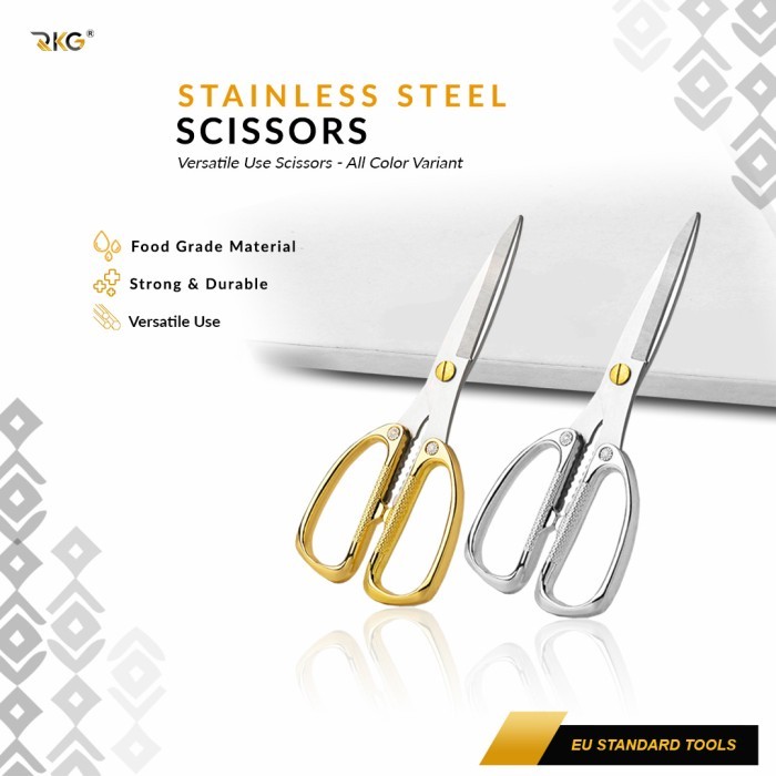 

RKG Gunting Industri Ukuran Besar Multifungsi Scissors Stainless