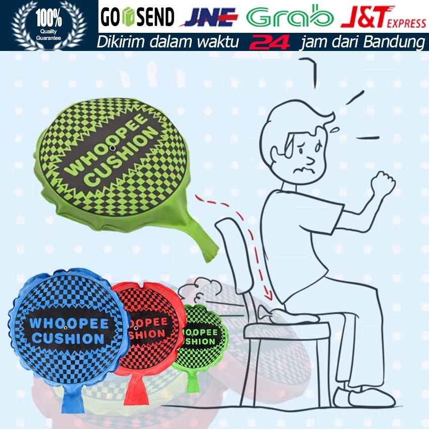 

Mainan Prank Bantal Kentut / Whoopee Cushion Fart Sound Toy / Mainan Alas Duduk Suara Kentut
