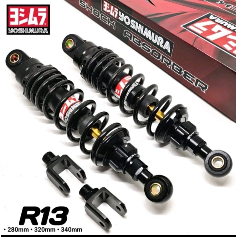 SHOCK BREAKER YOSHIMURA R13 280MM 320MM 340MM NON TABUNG MODEL KTC RAZOR PRO KLIK REBOUND SHOCKBREAK