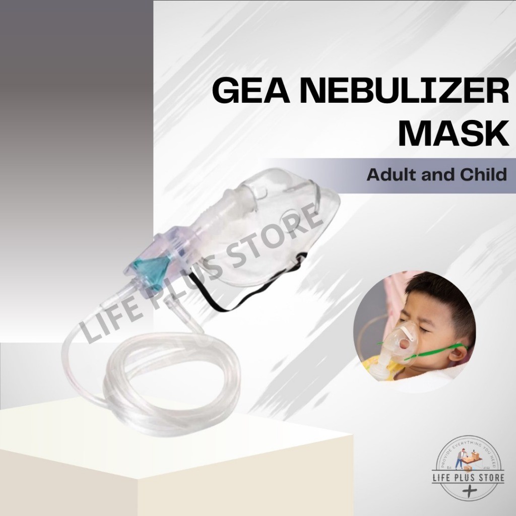 Masker Nebulizer Dewasa GEA / Nebulizer / Nebulizer Mask Adult GEA