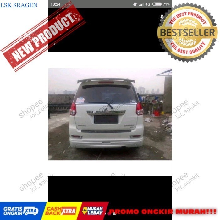 Bemper Bodykit Ertiga Sporty , body kit