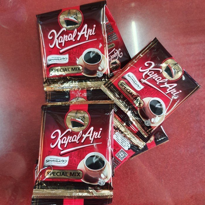 

Kopi Bubuk Kapal Api Special Mix - 1 Renceng isi 10 Pcs Sachet