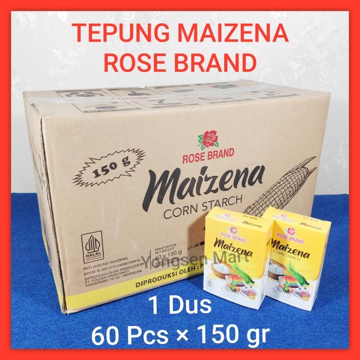 

( 1 DUS ) Tepung maizena Rose Brand 150gr , pati jagung corn starch maizena 150 gram