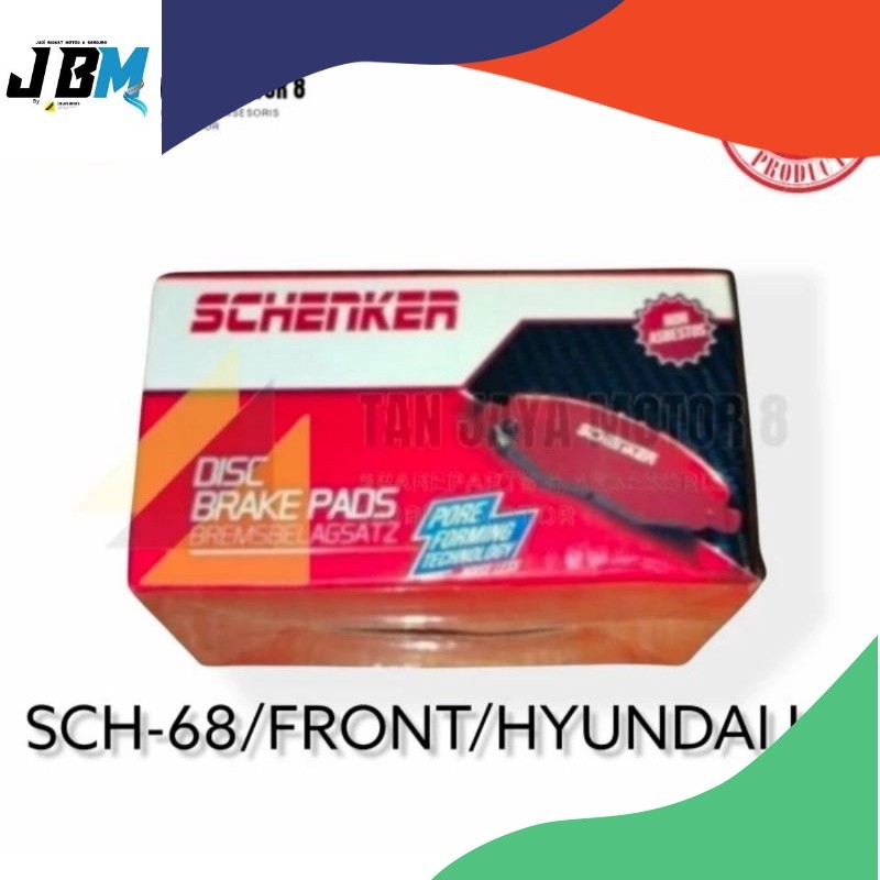 SCH-68 BRAKEPAD KAMPAS REM DEPAN HYUNDAI H1 MERK SCHENKER