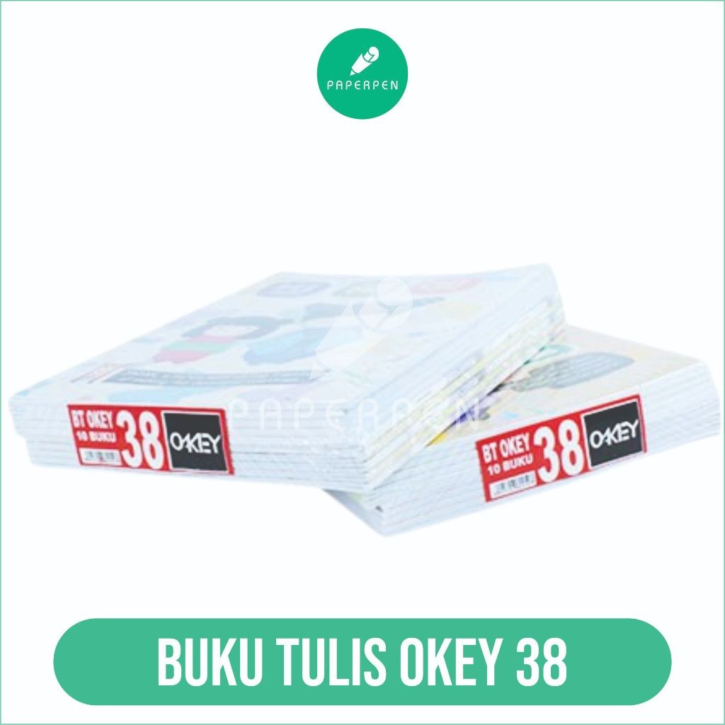 

(PST.ATK) (PAK) BUKU TULIS OKEY 38