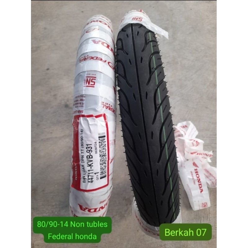 Ban federal Ban Depan Tidak Tubles Vario Beat Federal Honda 80/90-14 ori 1000%