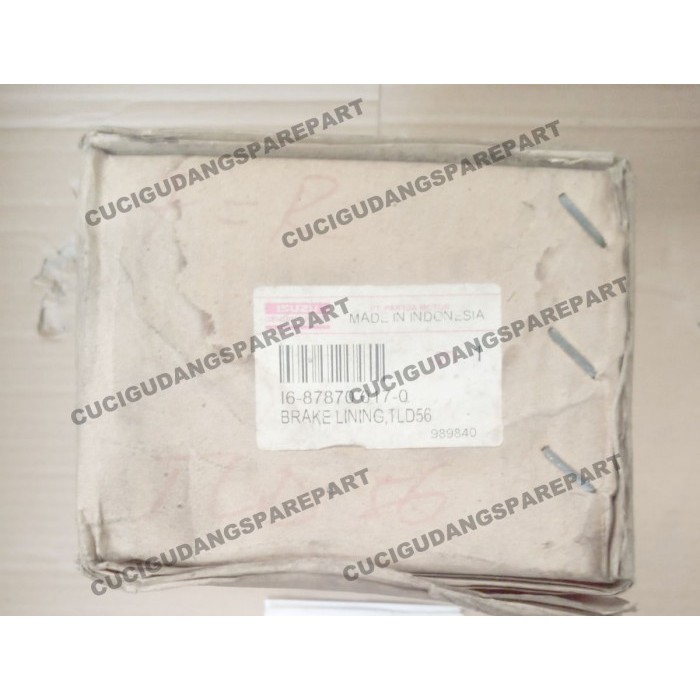 Kampas rem depan belakang TLD 56 TLD56 Isuzu Bison