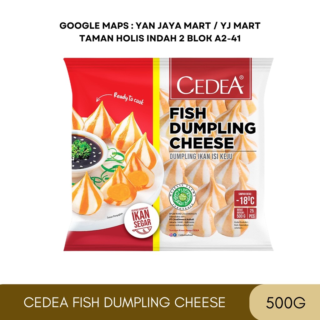 

Cedea Fish Dumpling Cheese [500g]
