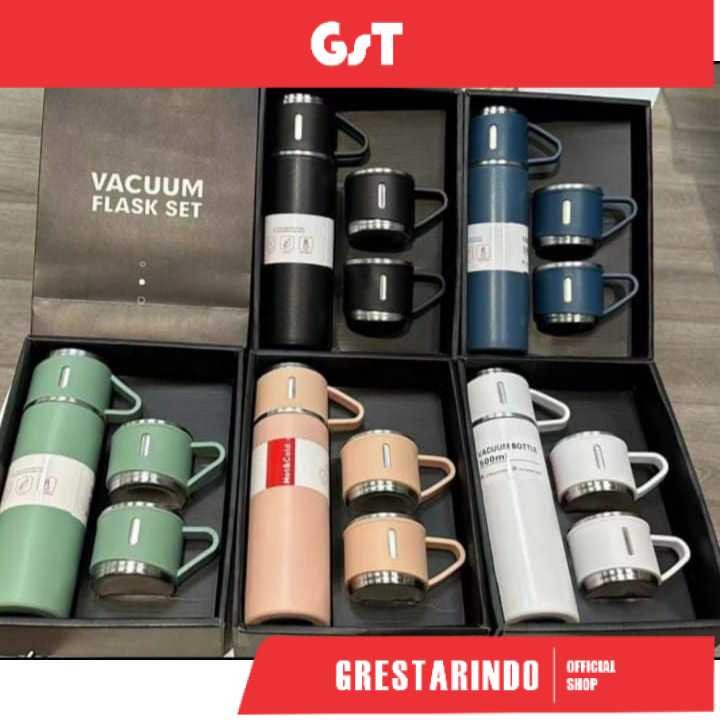 Termos Cangkir Set - Vacuum Flask - Thermos Vacum Bisnis