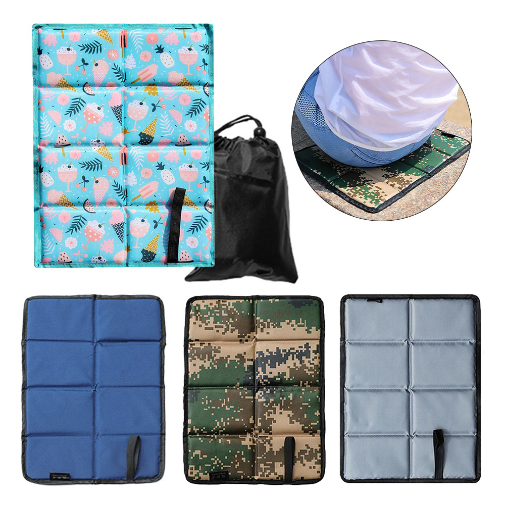 

Foldable Seat Cushion Waterproof Oxford Cloth Moisture-proof Sit Pad Outdoor Camping Mat Portable Beach Hiking Sitting Pad