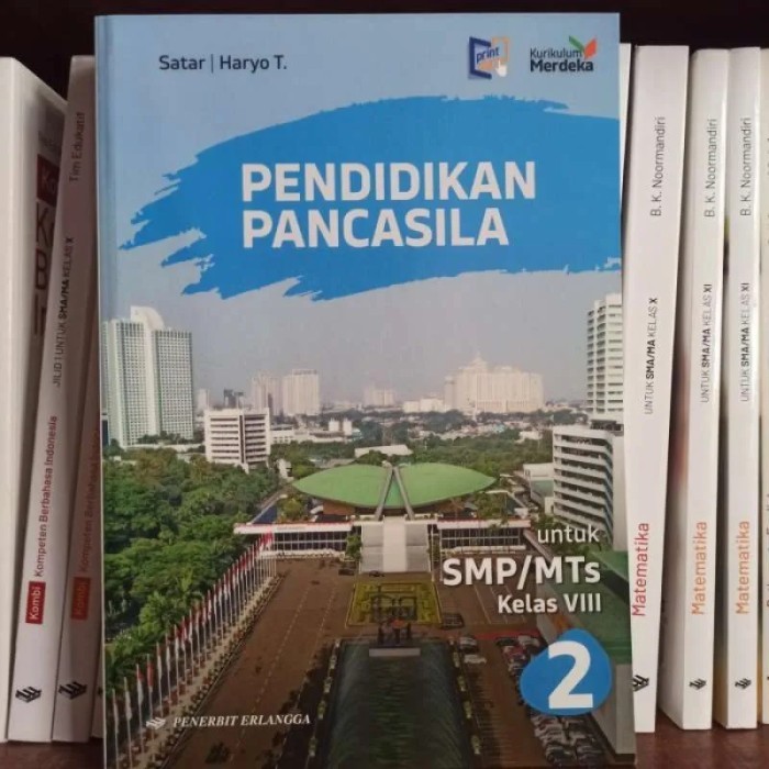 

pendidikan pancasila kelas 8 kurikulum merdeka erlangga