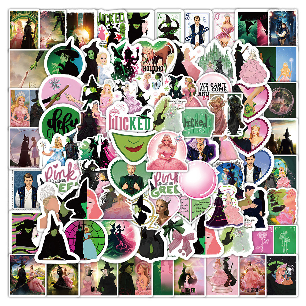 

10/30/50/100pcs Cool Cartoon Wicked Musical Graffiti Stickers Decals Fridge Laptop Motorcycle Luggage Waterproof Sticker Kids To