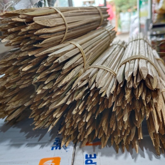 10 Pcs Tusuk Jagung Bakar Tusuk Corndog Tusuk Sate Panjang Runcing Tusuk Sosis Bakar Jumbo Berkualit