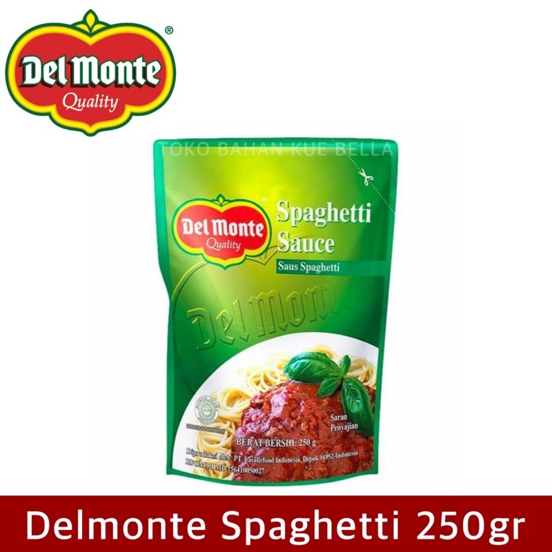 

Delmonte Saus SPAGHETTI 250gr (POUCH) Spageti Sauce
