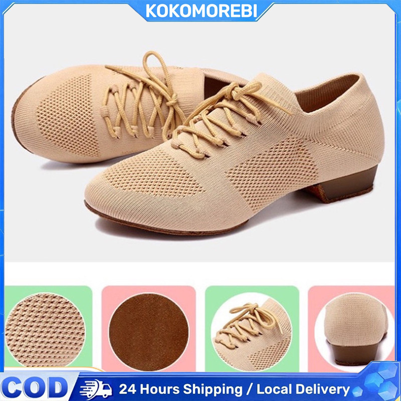Sepatu Dansa Profesional / Sepatu Dansa / Line Dance Latin dance low heel shoes