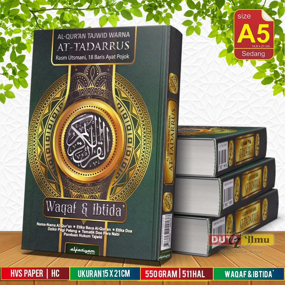 AT TADARRUS Alquran Tajwid Warna Waqaf & Ibtida