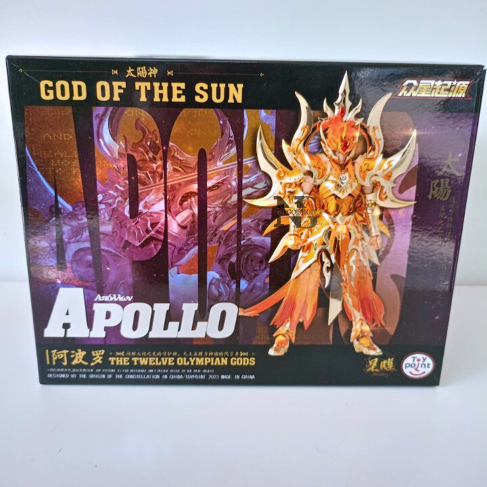 Toypoint The Origin of The Stars Saint Seiya Apollo God Of The Sun Action Figure