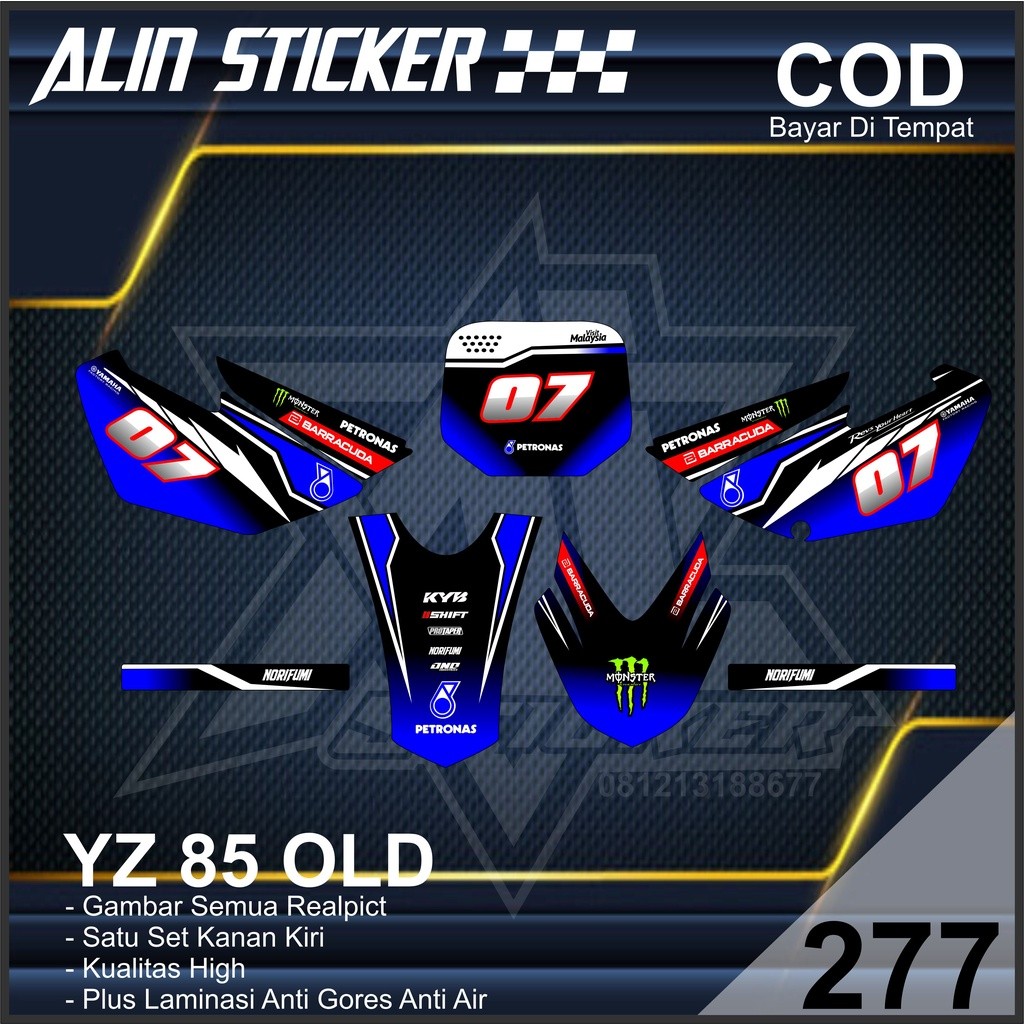 Striping semi full YZ 85 Old Petronas / Striping YZ Old