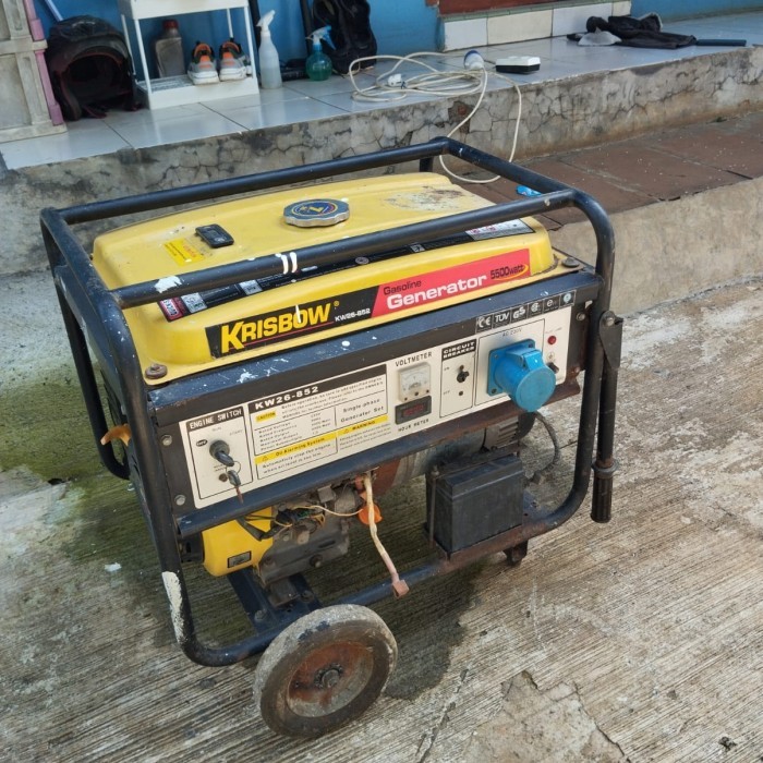 Jual Genset Krisbow  5000watt Kondisi Super Gress Kemanggisan Jakarta