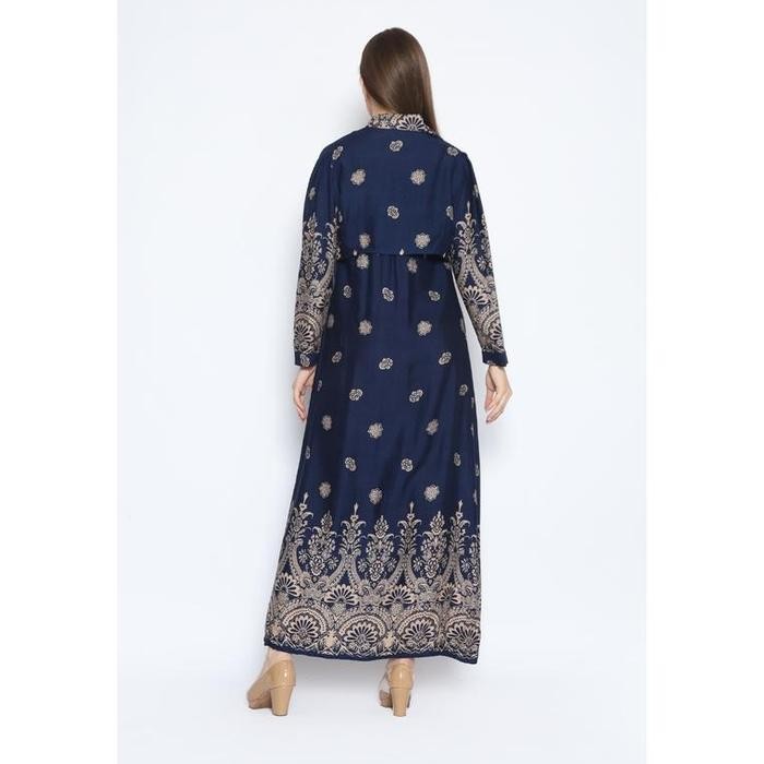 Adikusuma by Arjuna Weda Gamis Wanita R.039 - Biru Tua, M