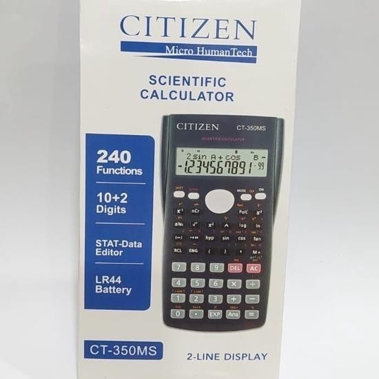 

Kalkulator Scientific Citizen CT350MS - Kalkulator ilmiah / Rumus Cod