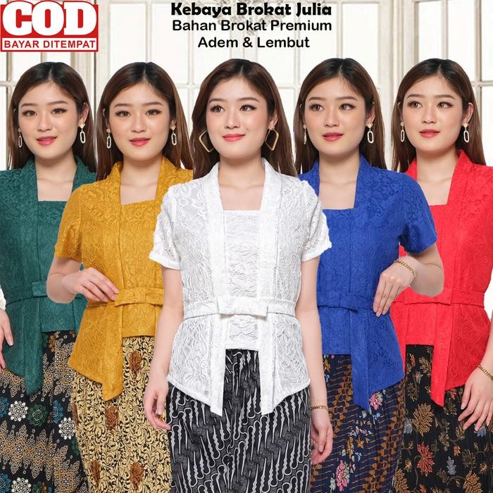 

Atasan Kebaya Kutubaru Brokat Elegan Mewah Lengan Pendek Aneka Warna | Kutu baru Brukat Modern Cantik Acara Pesta Kondangan Tunangan Lamaran Akad Nikah Wisuda Kekinian - Red, XL