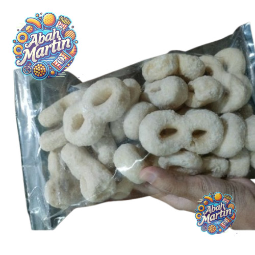 

AM KUE LADU MANIS 8 1kg Kue Gabus Manis bentuk angka delapan kue kering Makanan ringan viral