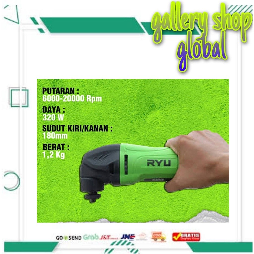 TEKIRO RYU MESIN Multi Cutter Set 6pcs RMT 6- Multi Oskilasi Tools RYU