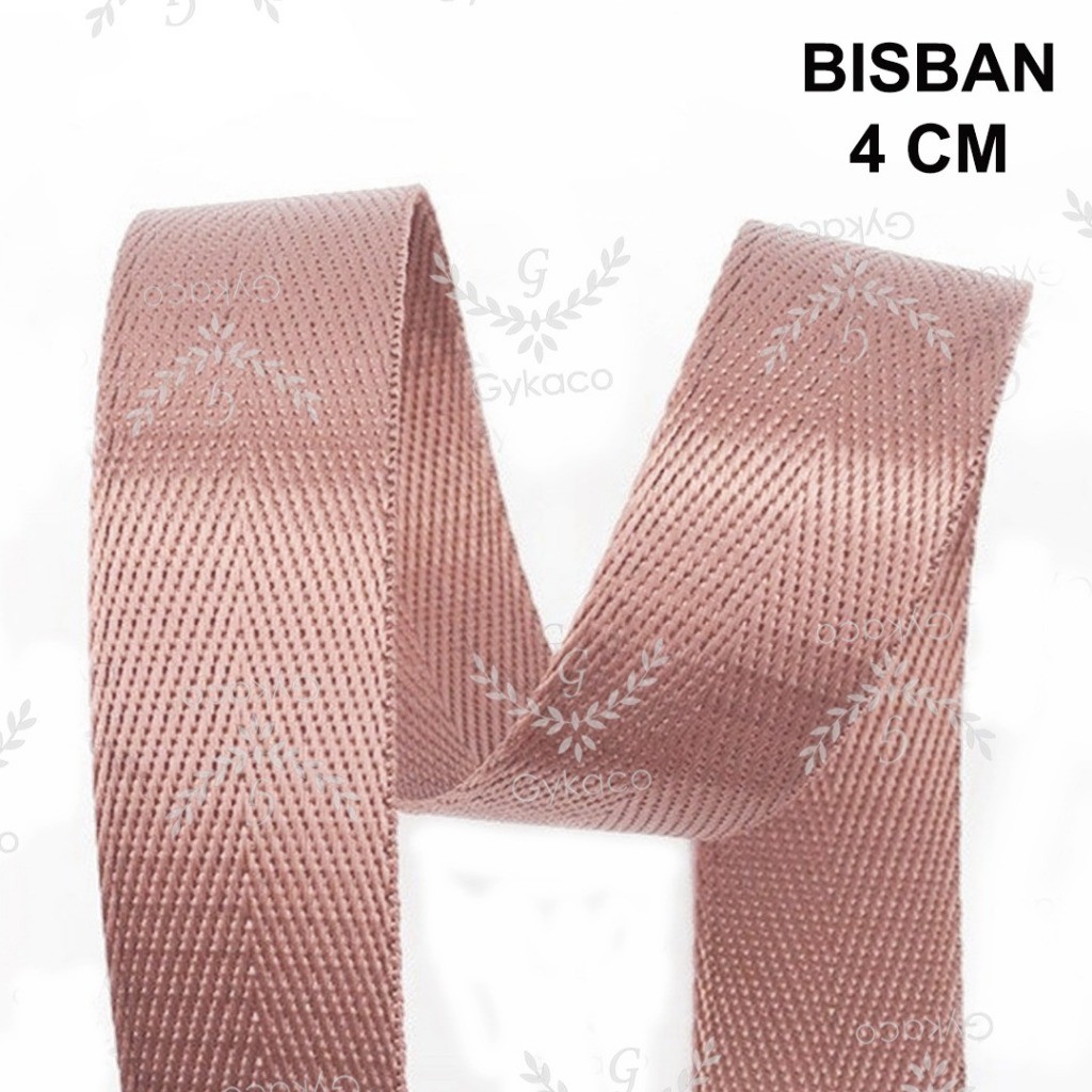 Aksesoris Tas Tali Bisban / Webbing Nylon (PINK) 4 cm - Aksesoris Tas (IMPORT)