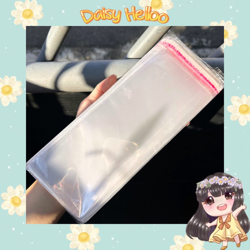 

Plastik Amplop isi 100 pcs Plastic Opp Transparan Ukuran 9x22 Kemasan Angpao Angpau Uang Bjm Banjar Banjarmasin DaisyHelloo