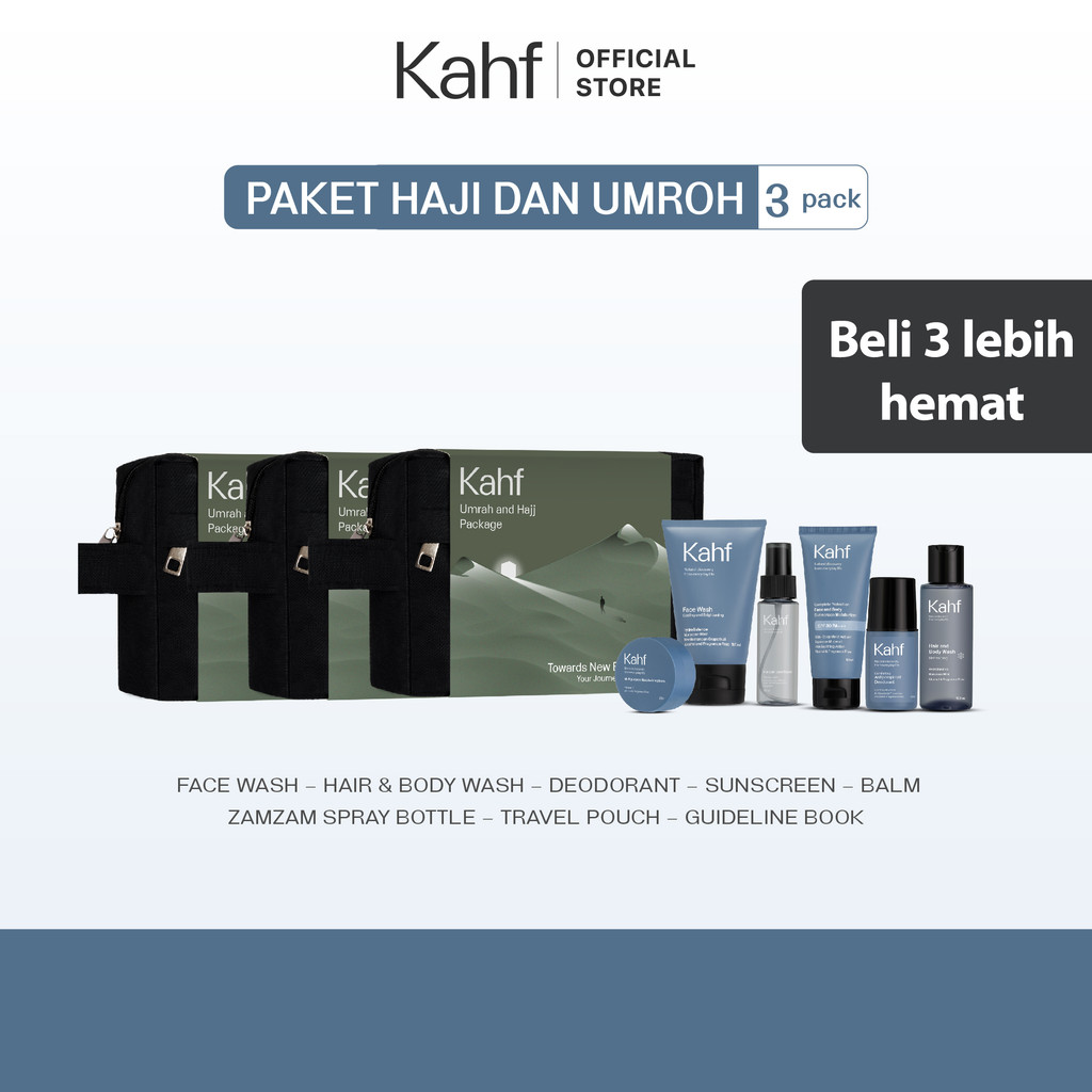 [PRE-ORDER] [BELI 3 LEBIH HEMAT] Kahf Hajj and Umrah Package - Paket Haji dan Umroh
