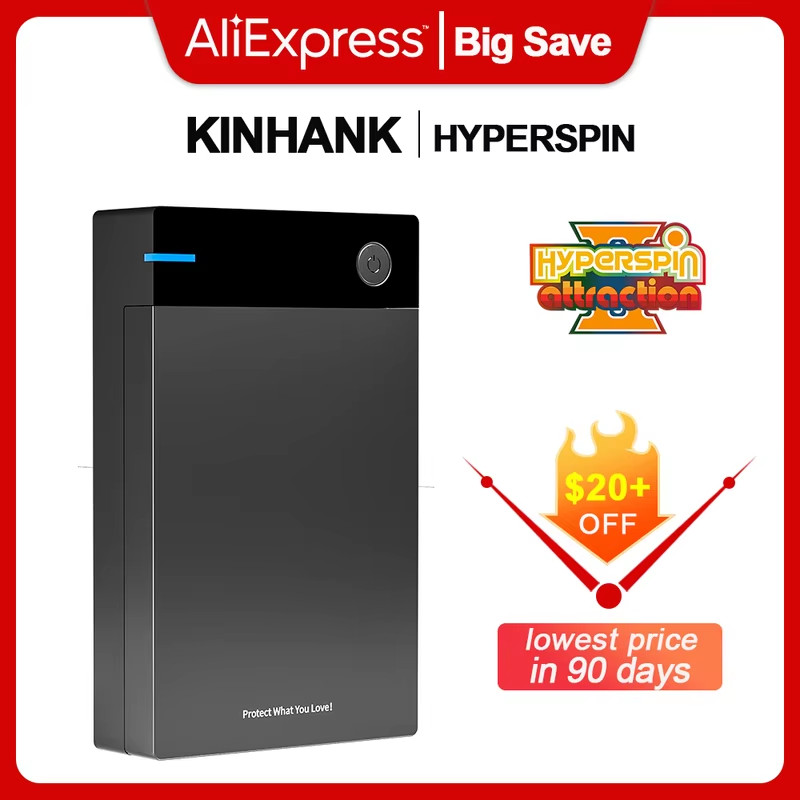 New Hyperspin Attraction Gaming HDD Retro Game Console with 100,000 Games for PS4/PS3/PS2/WII/WIIU P