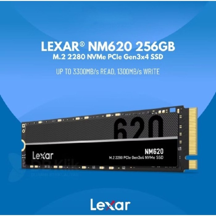 SSD LEXAR 256GB NM620 NVMe M.2 2280 PCIe Gen 3 - Lexar LNM620 256GB