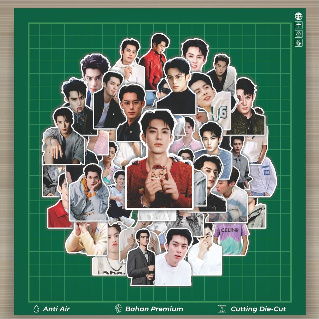 

HOT 50 PCS STIKER Stiker Dylan Wang Stiker Fashion Cars Decal Dingin Kartu Album Custom Vinyl Anti Air- Sticker Aesthetic Buku Journal Koper Casing HP Tablet Laptop Helm Motor Botol Minum