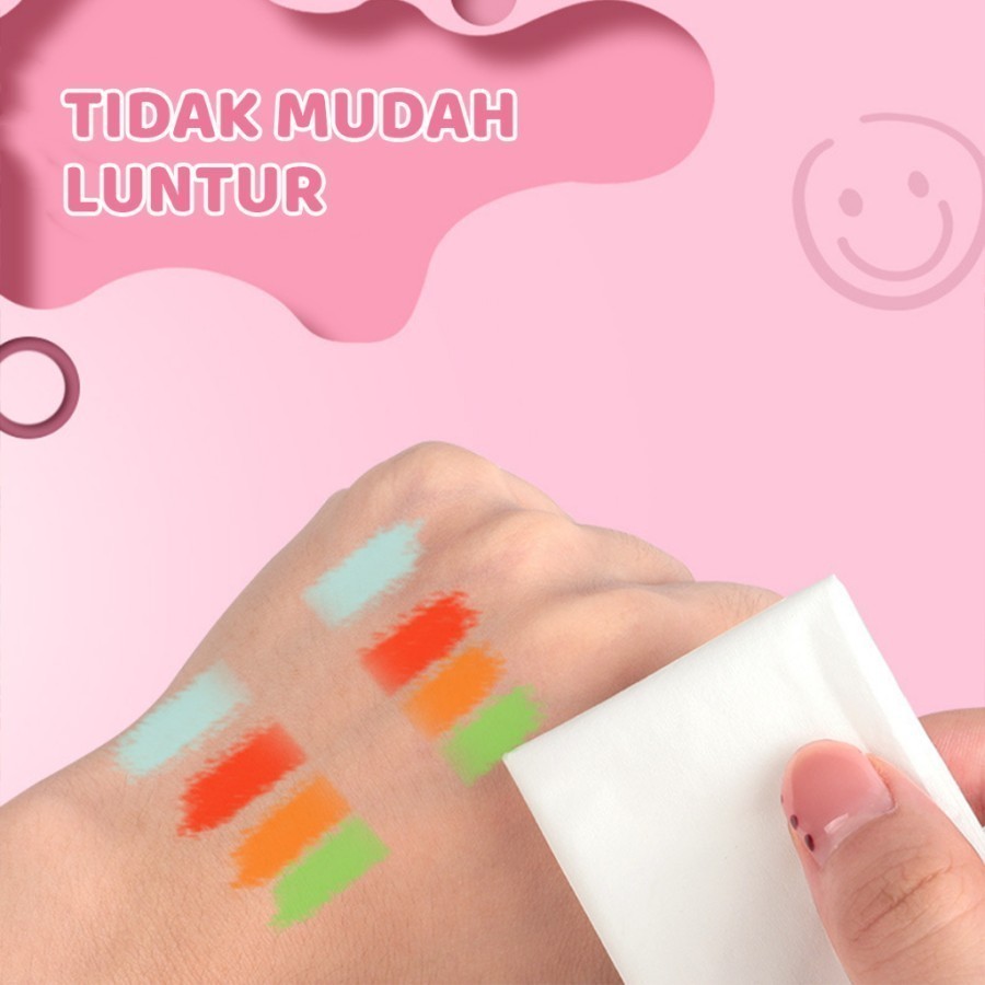 

Aimilo Spidol Warna Warni Kekinian 1 Set Hexagonal Watercolor Marker Pen 12 / 24