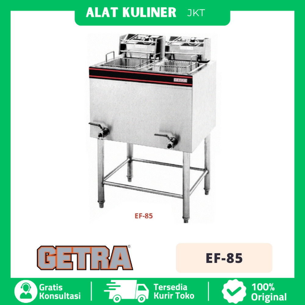 GETRA EF 85 EF-85 DEEP FRYER LISTRIK 14 LITER 2 TANK