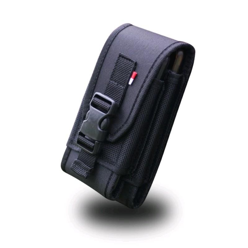 Tempat Hp Pinggang 6,8 inch Hitam Kanvas -  TH51
