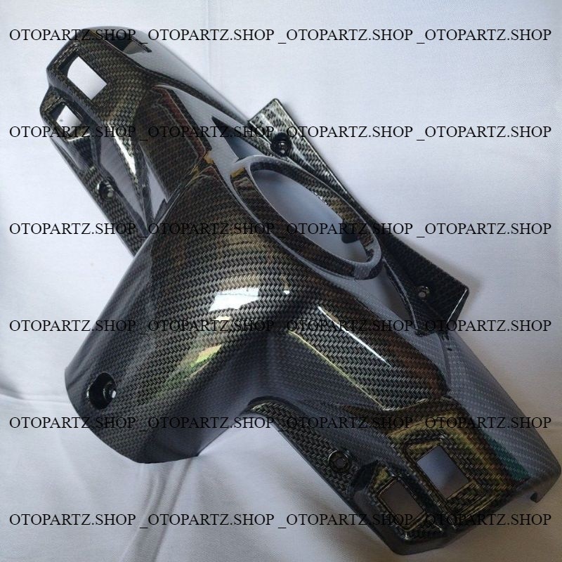 Batok belakang vario lama 110 carbon celup motif kevlar